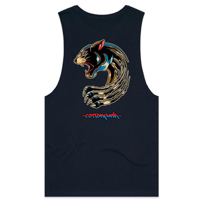 PANTHER (RT) - Mens Sleeveless T-Shirt - BACK PRINT