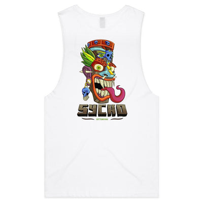 SYCHO - Mens Sleeveless T-Shirt - BACK PRINT