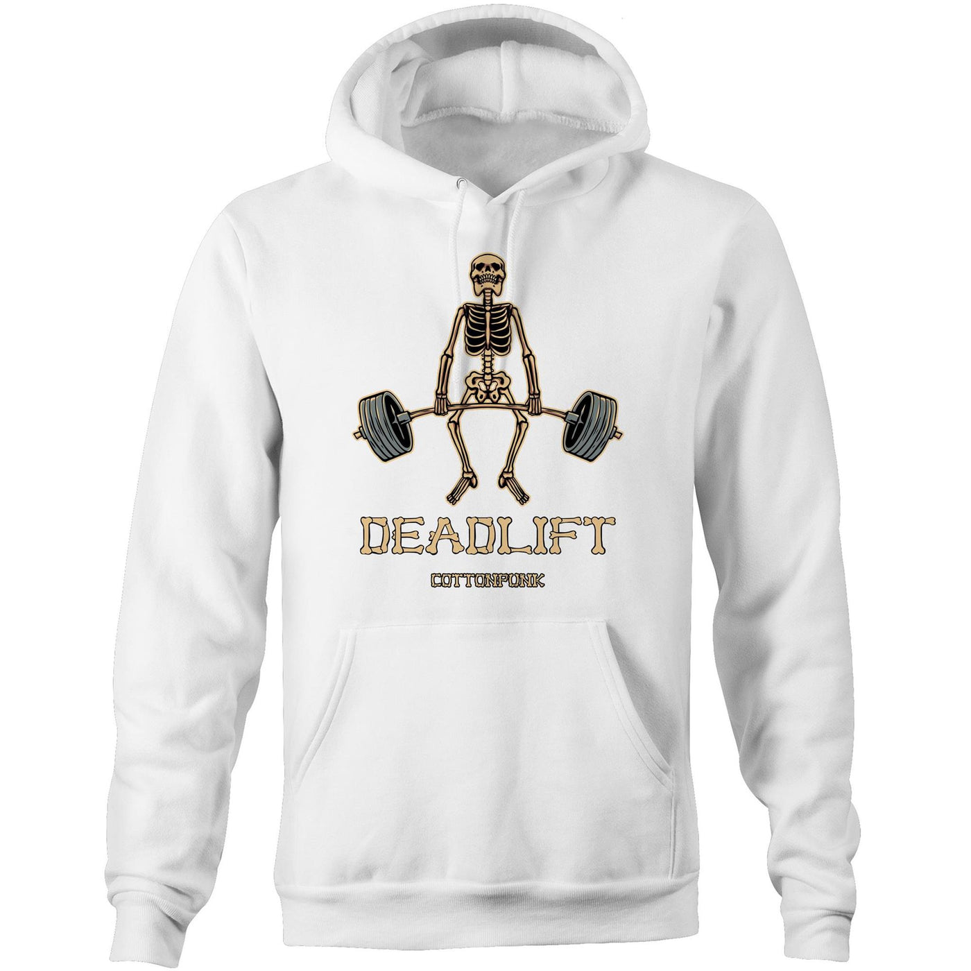 DEADLIFT - Mens Pocket Hoodie - FRONT PRINT