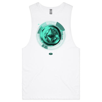 ETHEREUM III - Mens Sleeveless T-Shirt - FRONT PRINT