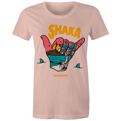 SHAKA (W) - Womens T-Shirt - FRONT PRINT