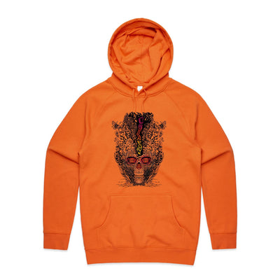 FRAGMENTED DETOX - Mens Pocket Hoodie - FRONT PRINT