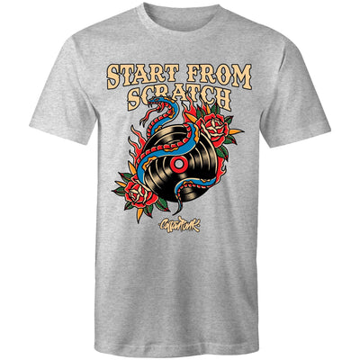 START FROM SCRATCH - Mens T-Shirt - FRONT PRINT