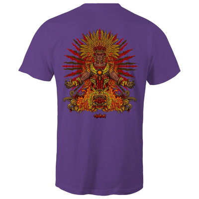 BURNING SUN GOD - Mens T-Shirt - BACK PRINT