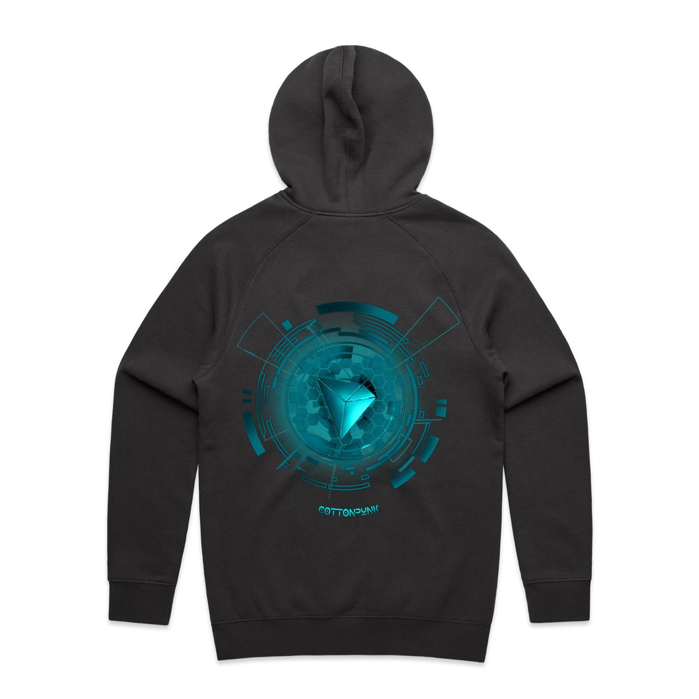 TRON III - Mens Pocket Hoodie - BACK PRINT