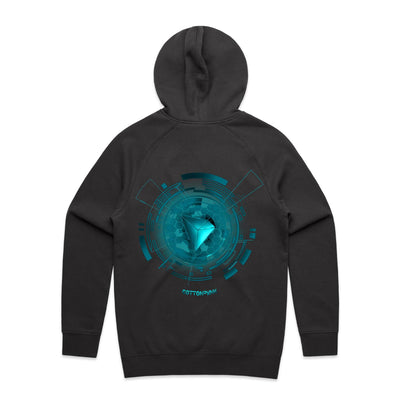 TRON III - Mens Pocket Hoodie - BACK PRINT