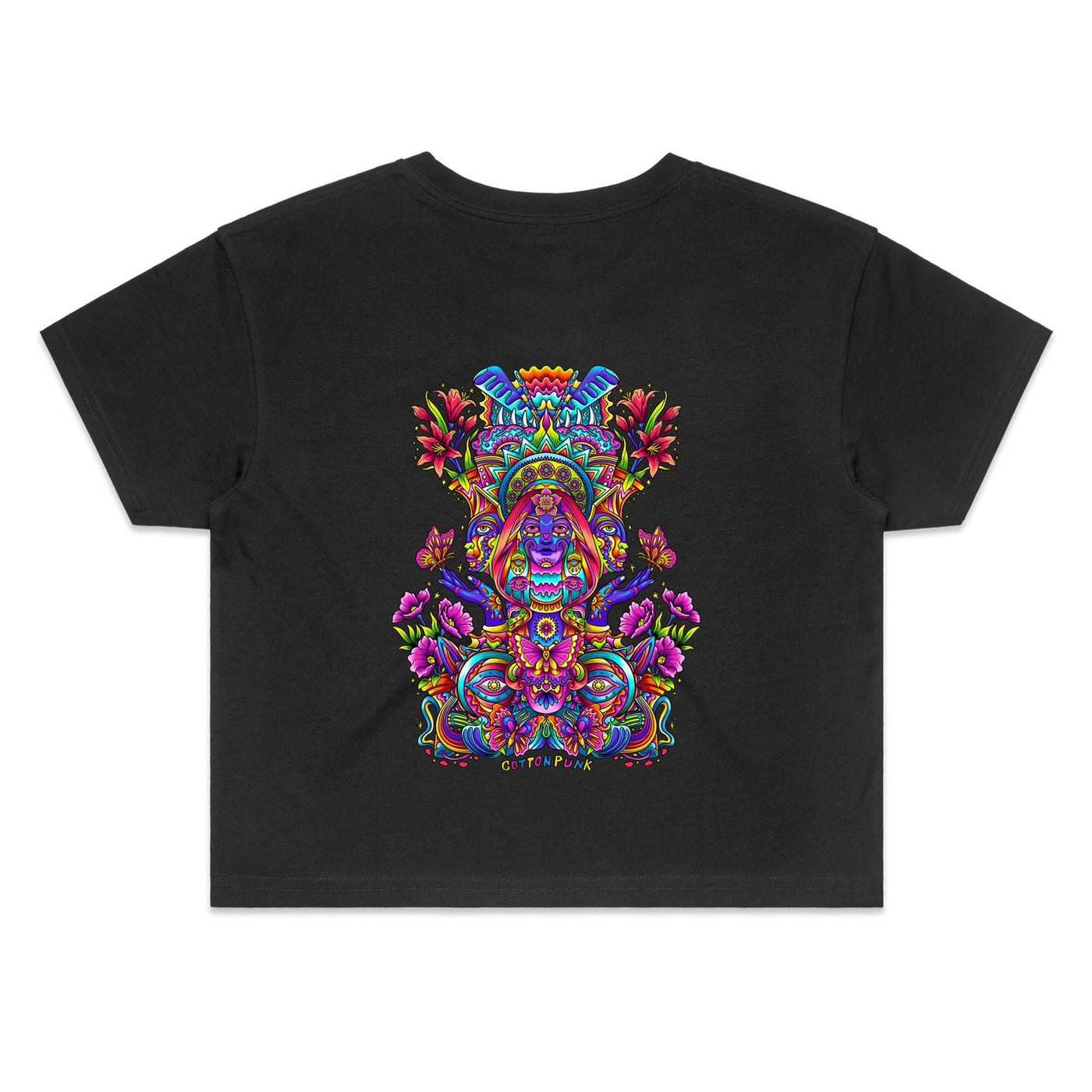 EGO TRIP - Womens Crop T-Shirt - BACK PRINT