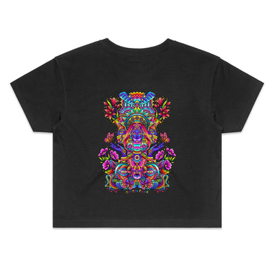 EGO TRIP - Womens Crop T-Shirt - BACK PRINT