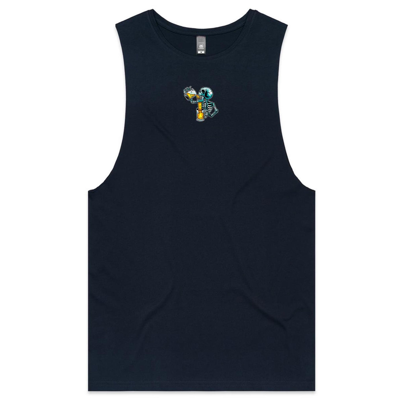 IS IT STILL HAPPY HOUR? - Mens Sleeveless T-Shirt - BACK PRINT