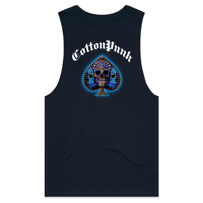 SUPPORT YOUR DEALER - Mens Sleeveless T-Shirt - BACK PRINT