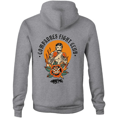 COMPADRES - Mens Pocket Hoodie - BACK PRINT