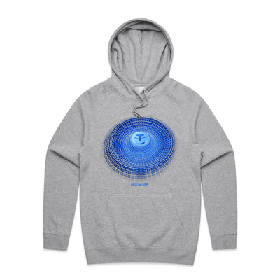 TETHER - Mens Pocket Hoodie - FRONT PRINT