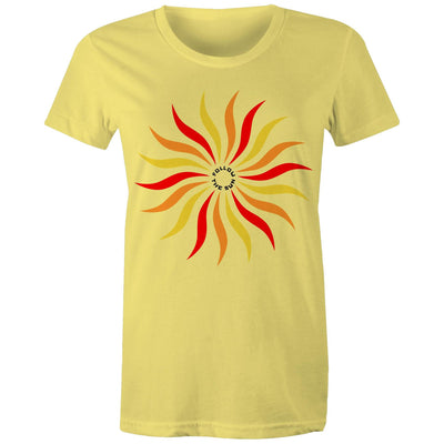 FOLLOW THE SUN (W) - Womens T-Shirt - FRONT PRINT