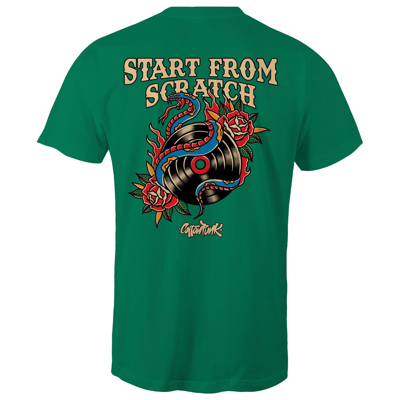 START FROM SCRATCH - Mens T-Shirt - BACK PRINT