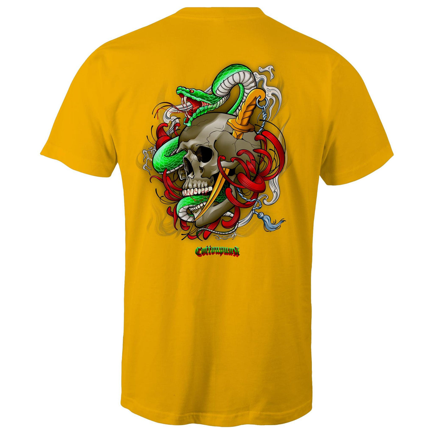 SNAKE - Mens T-Shirt - BACK PRINT