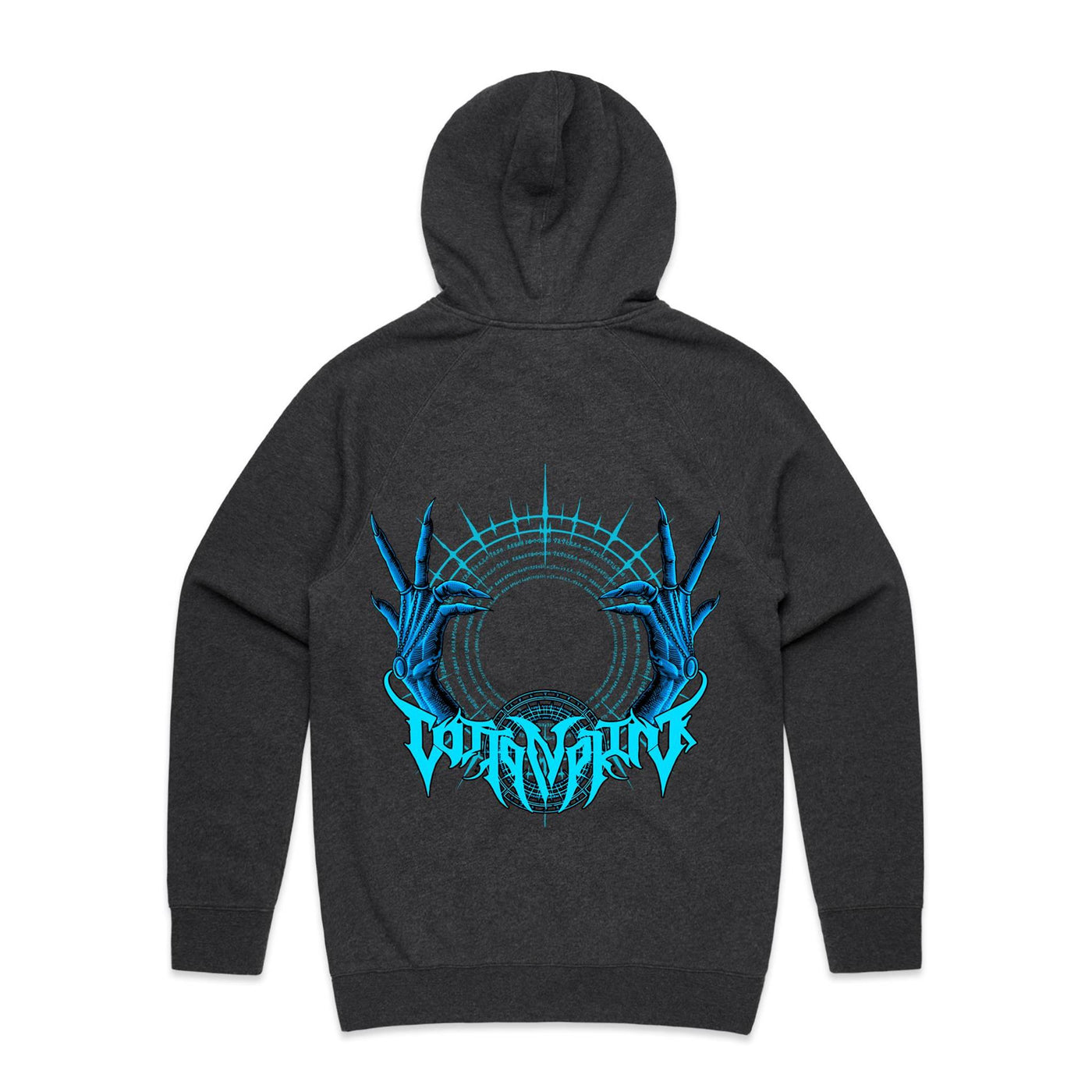 RISING - Mens Pocket Hoodie - BACK PRINT