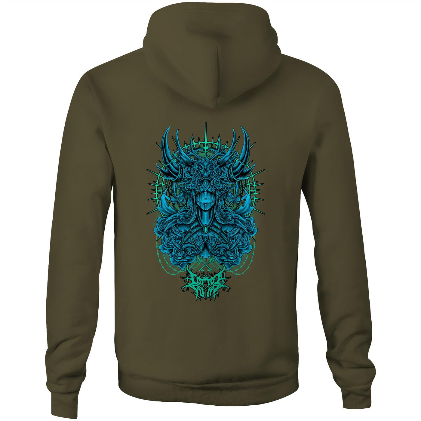 KEYMASTER II - Mens Pocket Hoodie - BACK PRINT