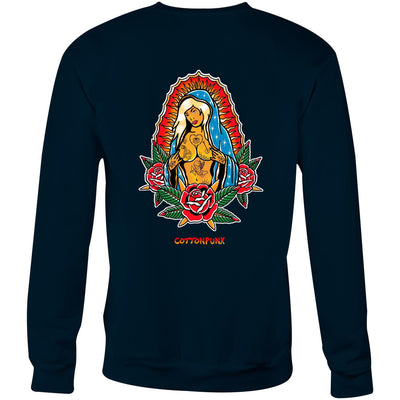 PRAY FOR BETTER TIMES (W) - Womens Sweatshirt - BACK PRINT