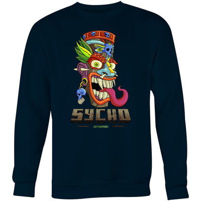 SYCHO - Mens Sweatshirt - FRONT PRINT