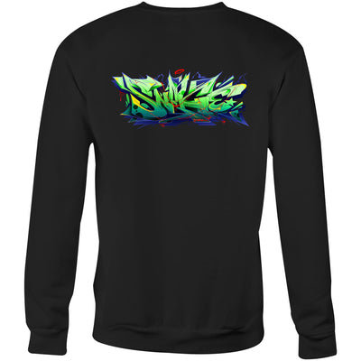 SNAKE (R) - Mens Sweatshirt - BACK PRINT