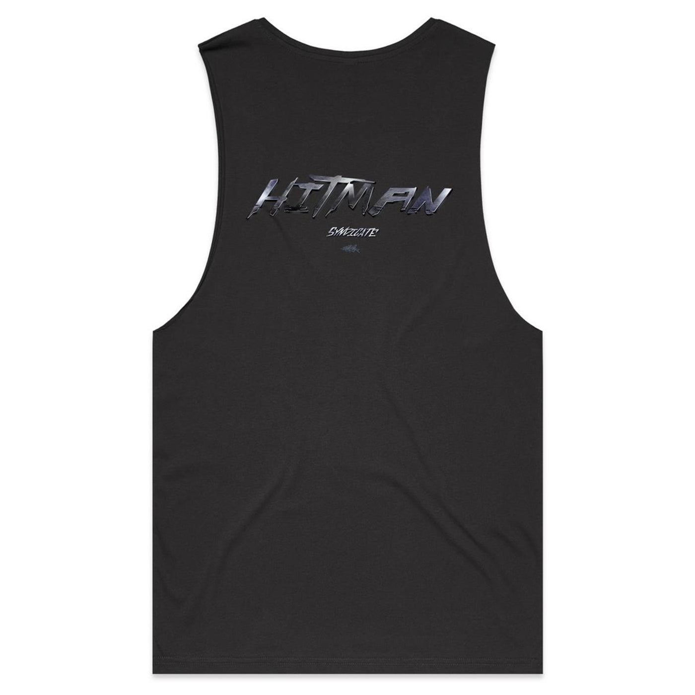 HITMAN - Mens Sleeveless T-Shirt - BACK PRINT