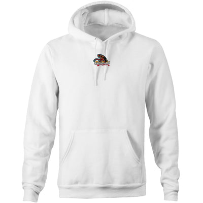 DEATH FROM ABOVE - Mens Pocket Hoodie - BACK PRINT