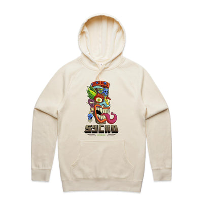 SYCHO - Mens Pocket Hoodie - FRONT PRINT