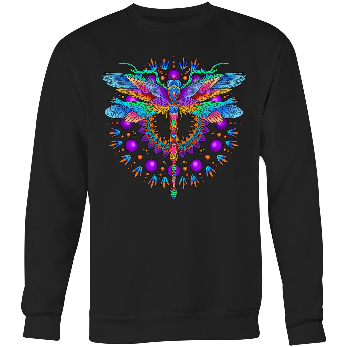 DRAGONFLY - Womens Sweatshirt - FRONT PRINT