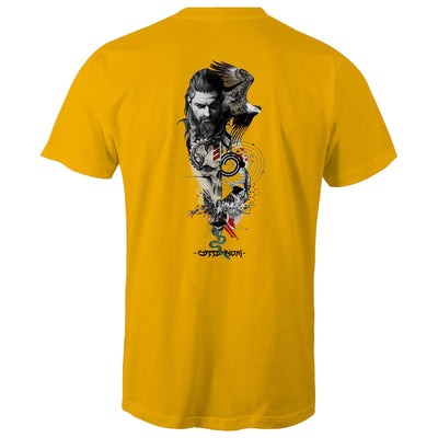 WARRIOR - Mens T-Shirt - BACK PRINT