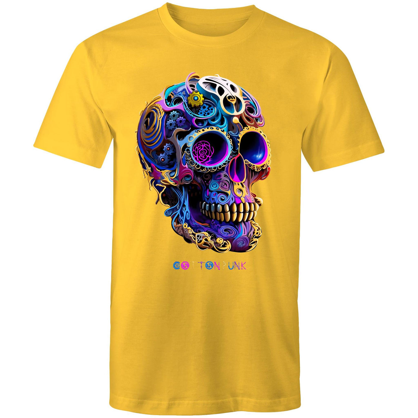 GEARS OF TIME V2 - Mens T-Shirt - FRONT PRINT