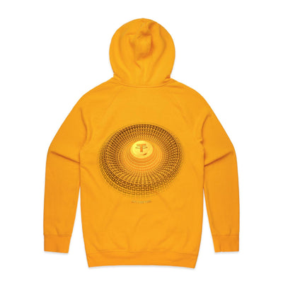 TETHER II - Mens Pocket Hoodie - BACK PRINT