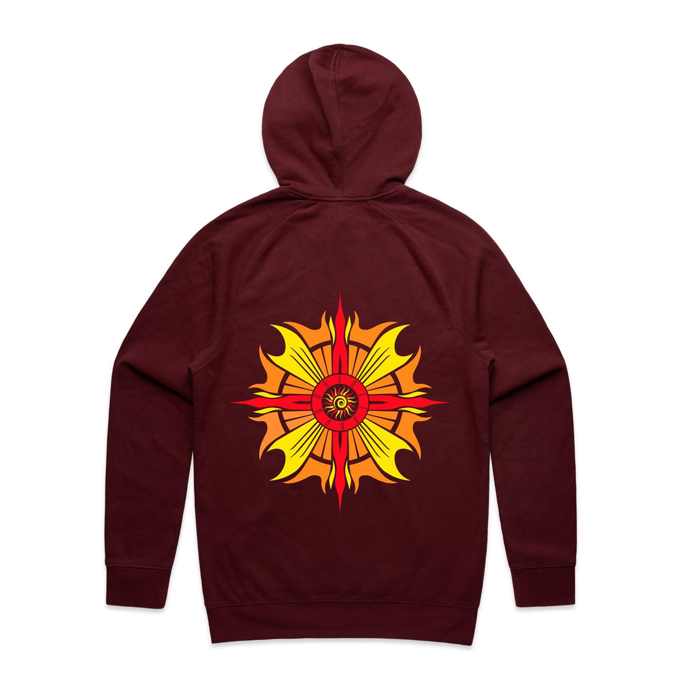 SUNDANCE II - Mens Pocket Hoodie - BACK PRINT