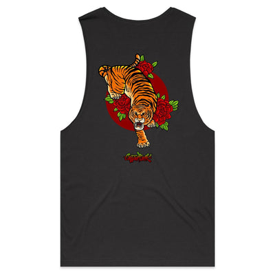 JUNGLE KING - Mens Sleeveless T-Shirt - BACK PRINT