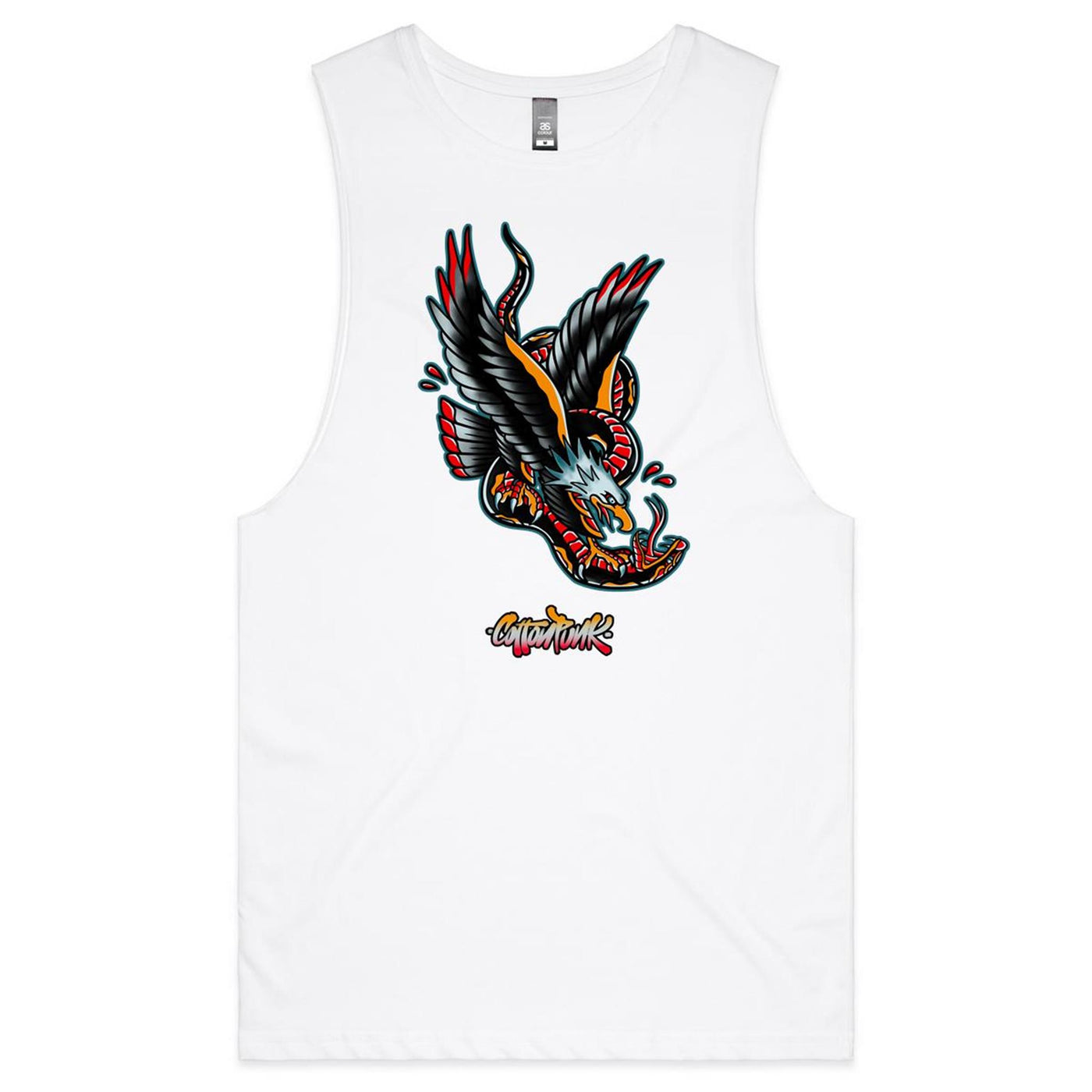 DEATH FROM ABOVE - Mens Sleeveless T-Shirt - FRONT PRINT