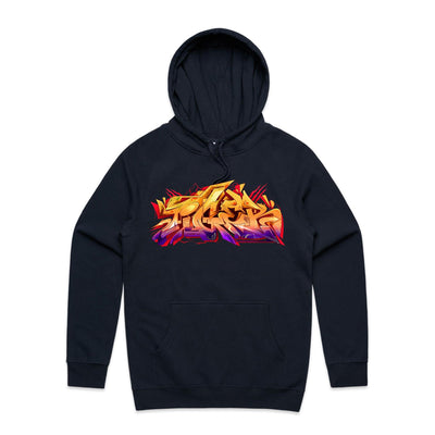 TIGER (R) - Mens Pocket Hoodie - FRONT PRINT