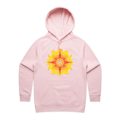 SUNDANCE (W) - Womens Pocket Hoodie - FRONT PRINT