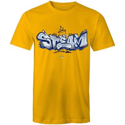 STEAM - Mens T-Shirt - FRONT PRINT