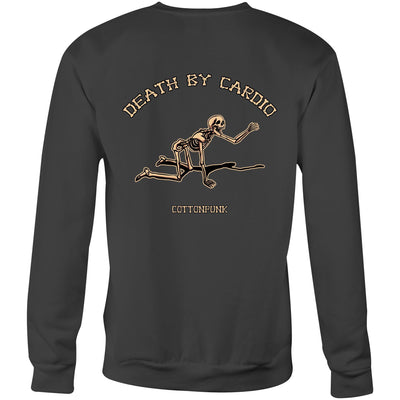 DEATH BY CARDIO - Mens Sweatshirt - BACK PRINT