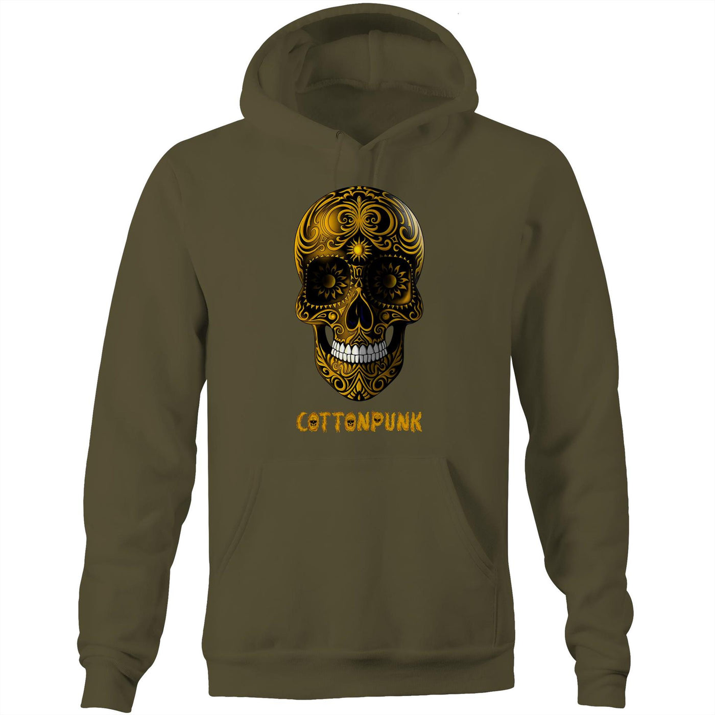 DEATH IN MÉXICO - Mens Pocket Hoodie - FRONT PRINT