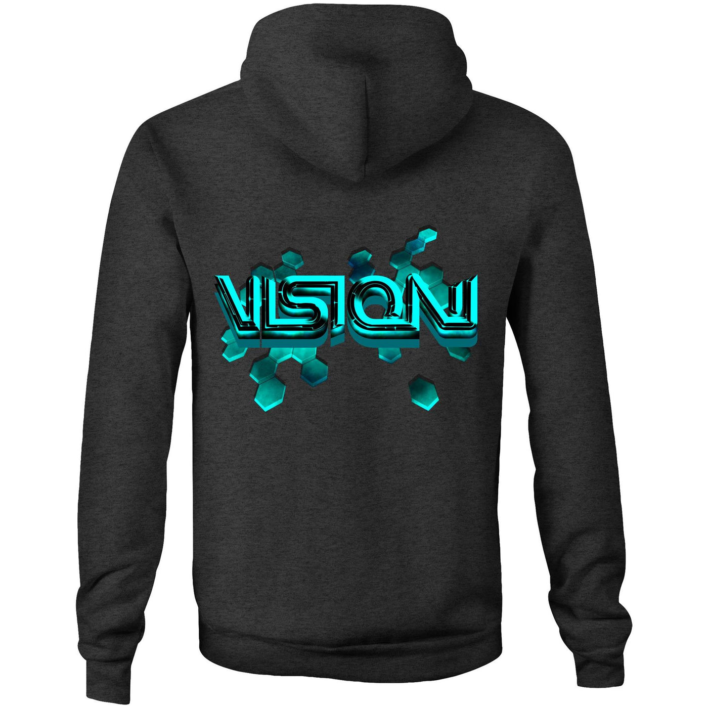 VISION - Mens Pocket Hoodie - BACK PRINT