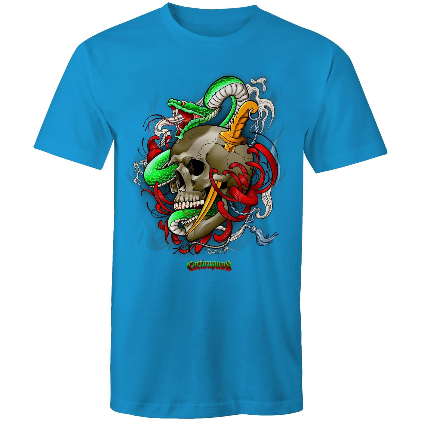 SNAKE - Mens T-Shirt - FRONT PRINT