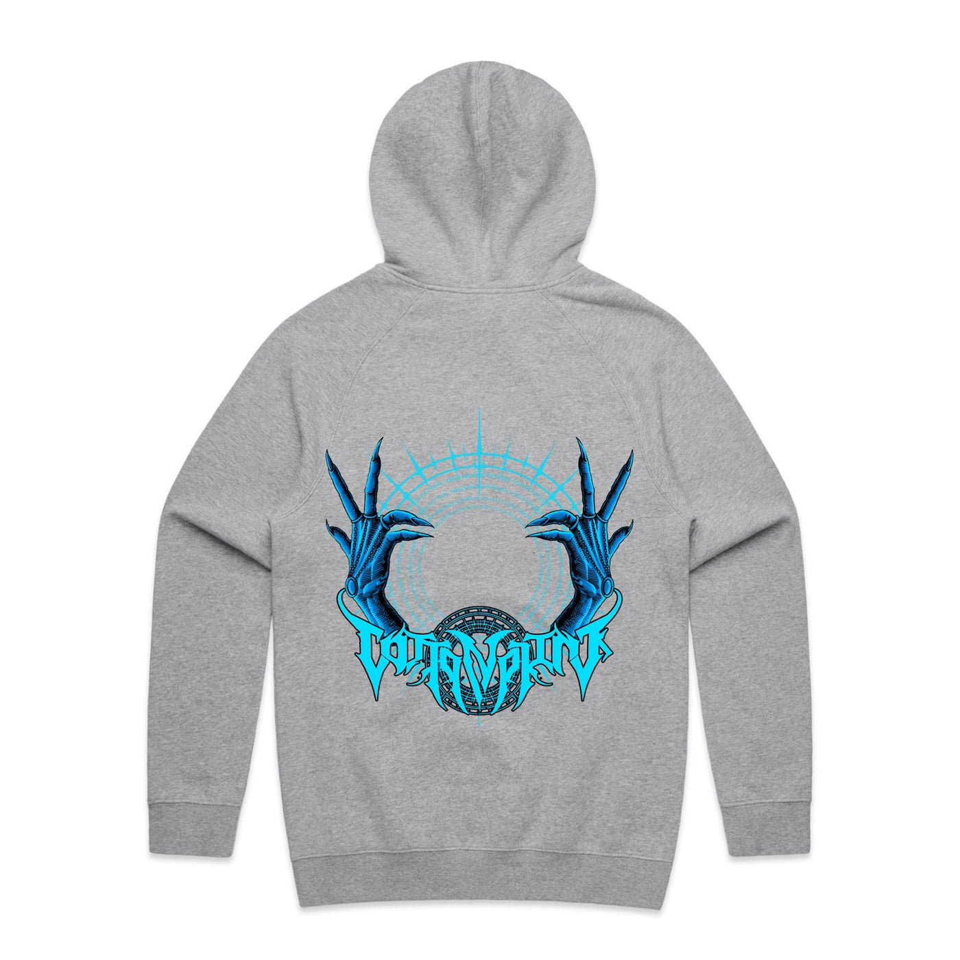 RISING - Mens Pocket Hoodie - BACK PRINT