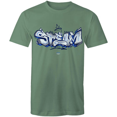 STEAM - Mens T-Shirt - FRONT PRINT