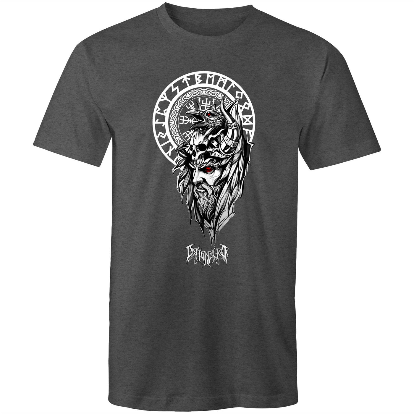 DARK WARRIOR - Mens T-Shirt - FRONT PRINT