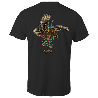 BUZZARD - Mens T-Shirt - BACK PRINT