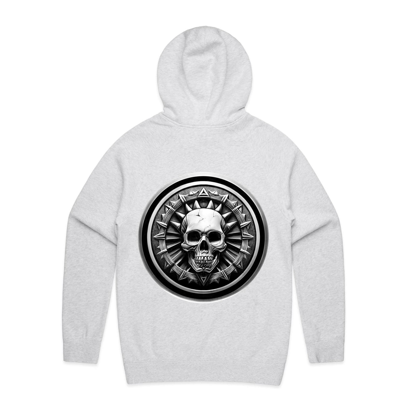 HEAVY METAL - Mens Pocket Hoodie - BACK PRINT