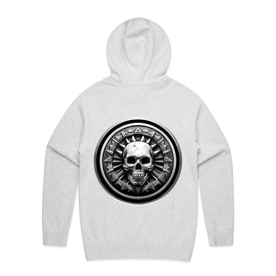 HEAVY METAL - Mens Pocket Hoodie - BACK PRINT