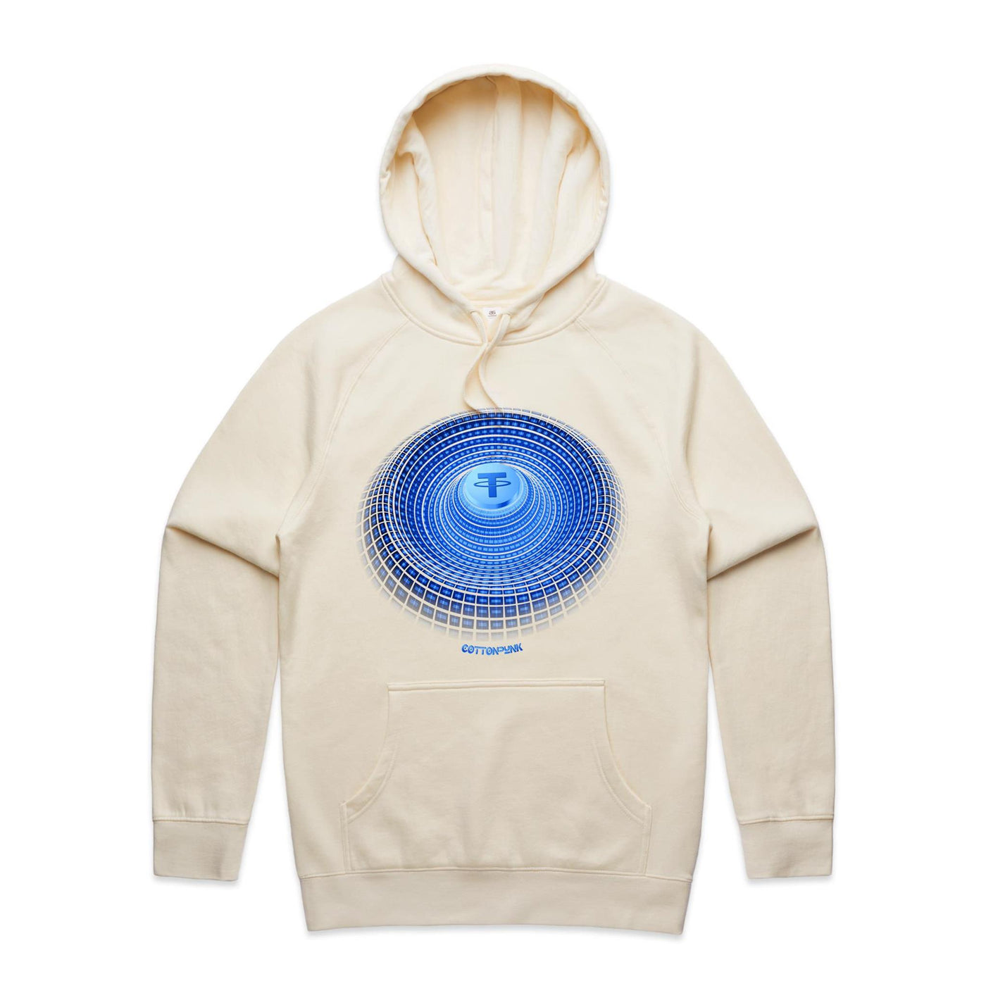 TETHER - Mens Pocket Hoodie - FRONT PRINT