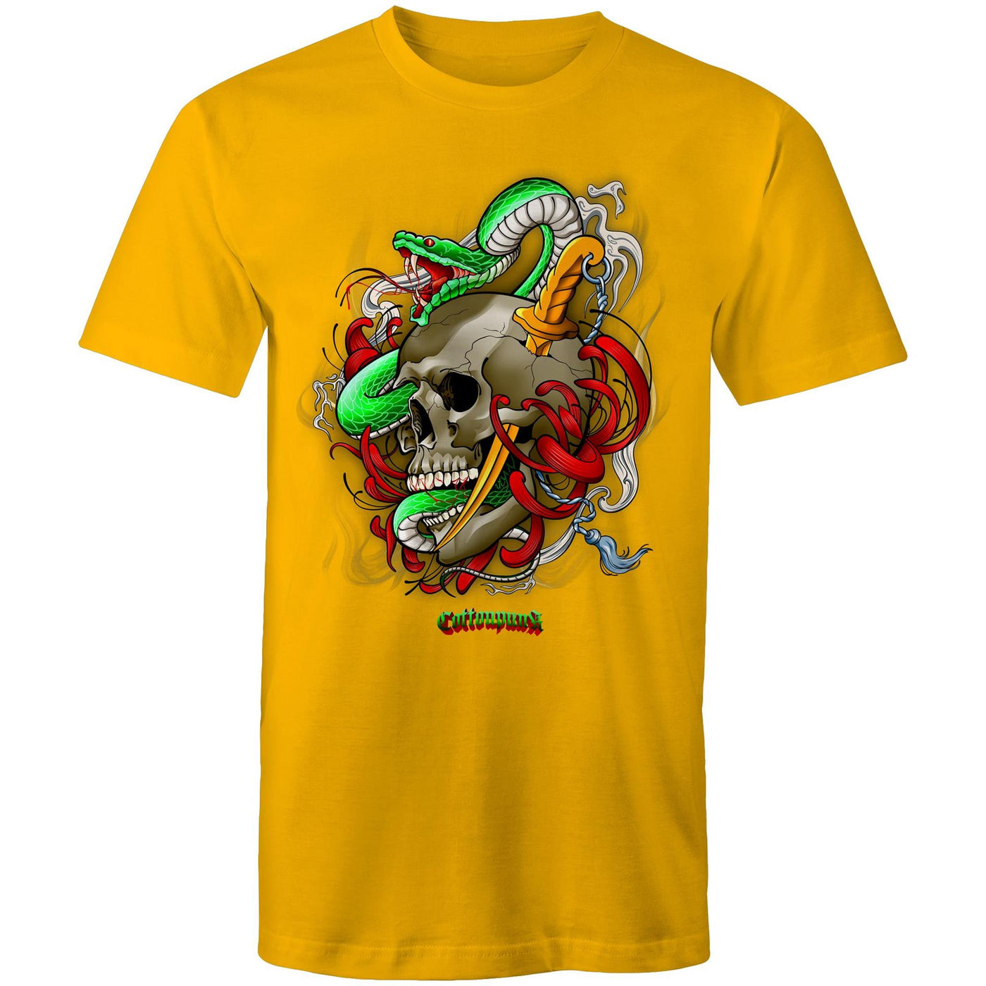 SNAKE - Mens T-Shirt - FRONT PRINT