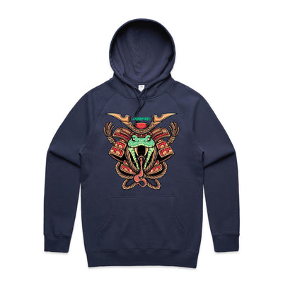 SPIRIT SNAKE - Mens Pocket Hoodie - FRONT PRINT